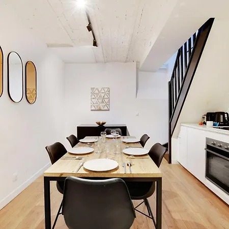 Spacieux -2br-8p-proche Nation Lägenhet *